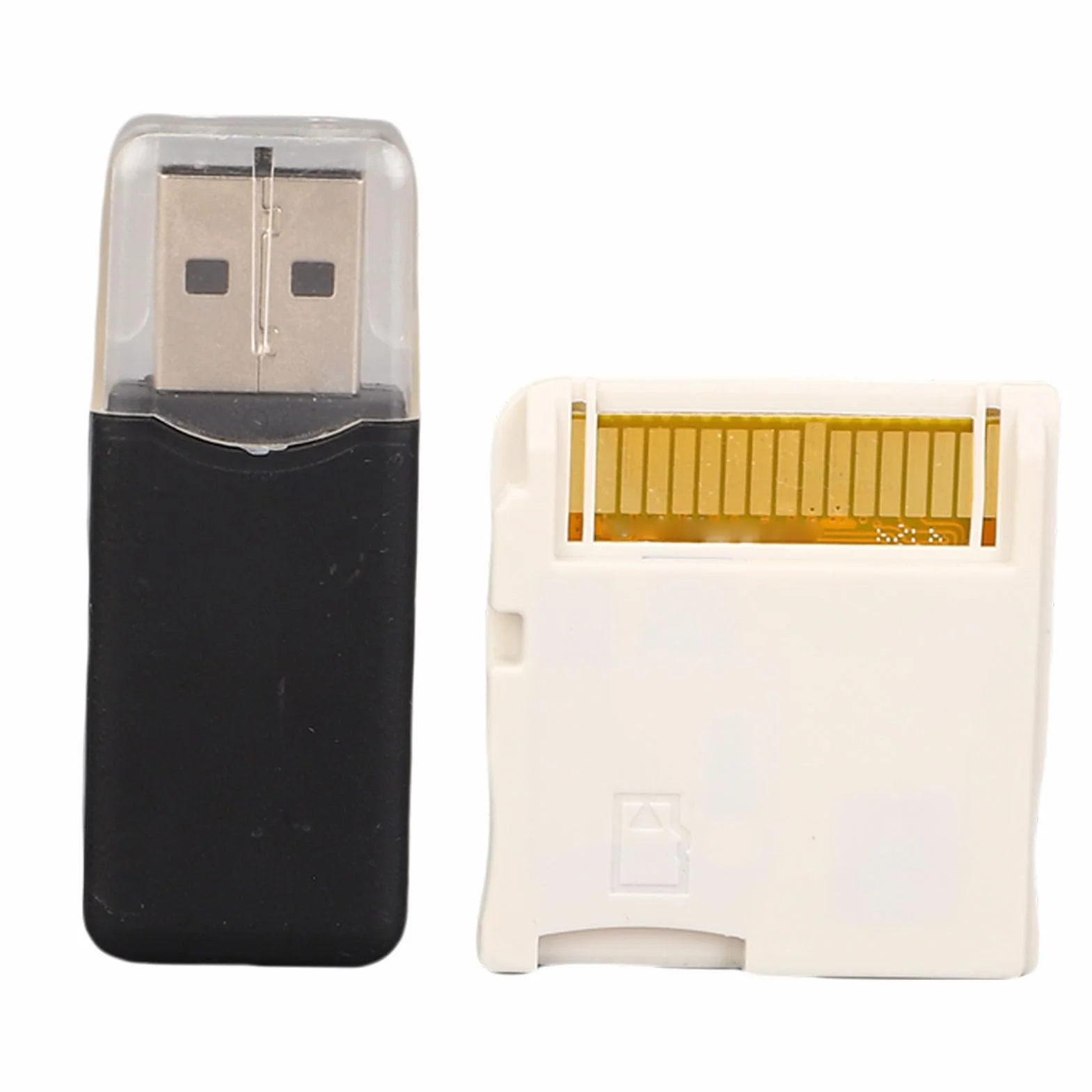 VBESTLIFE Video Game Flash Card per NDS, NDSL, NDSI, NDSI XL, 2DS, 3DS, 3DS XL, 2DSXL, per 4G a 128G, con Lettore di Schede (WHITE)
