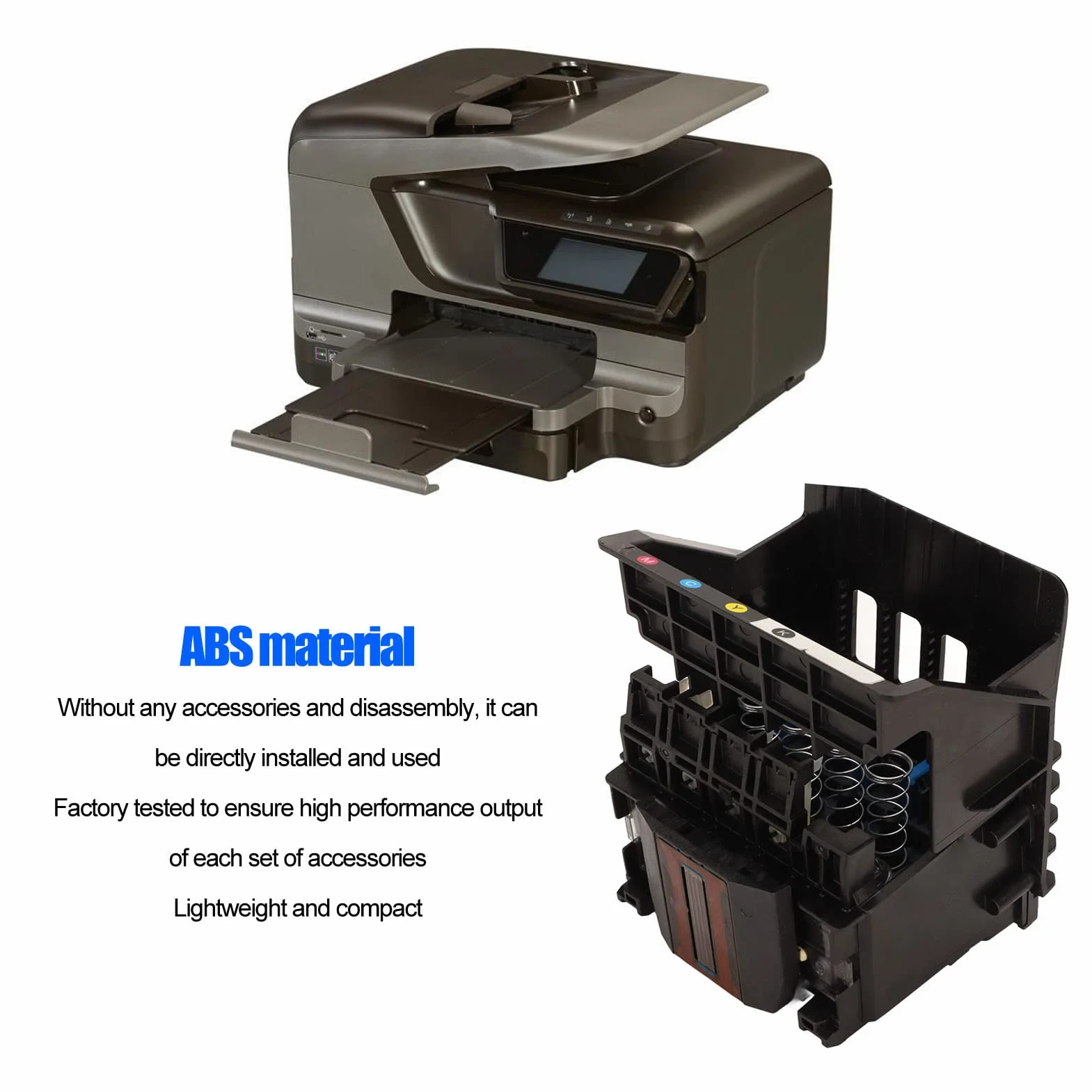 Testina di Stampa per OfficeJet, Testina Stampante di Ricambio per OfficeJet PRO 8100, 8600, 8620, 8610, 8650, 251DW, 276DW