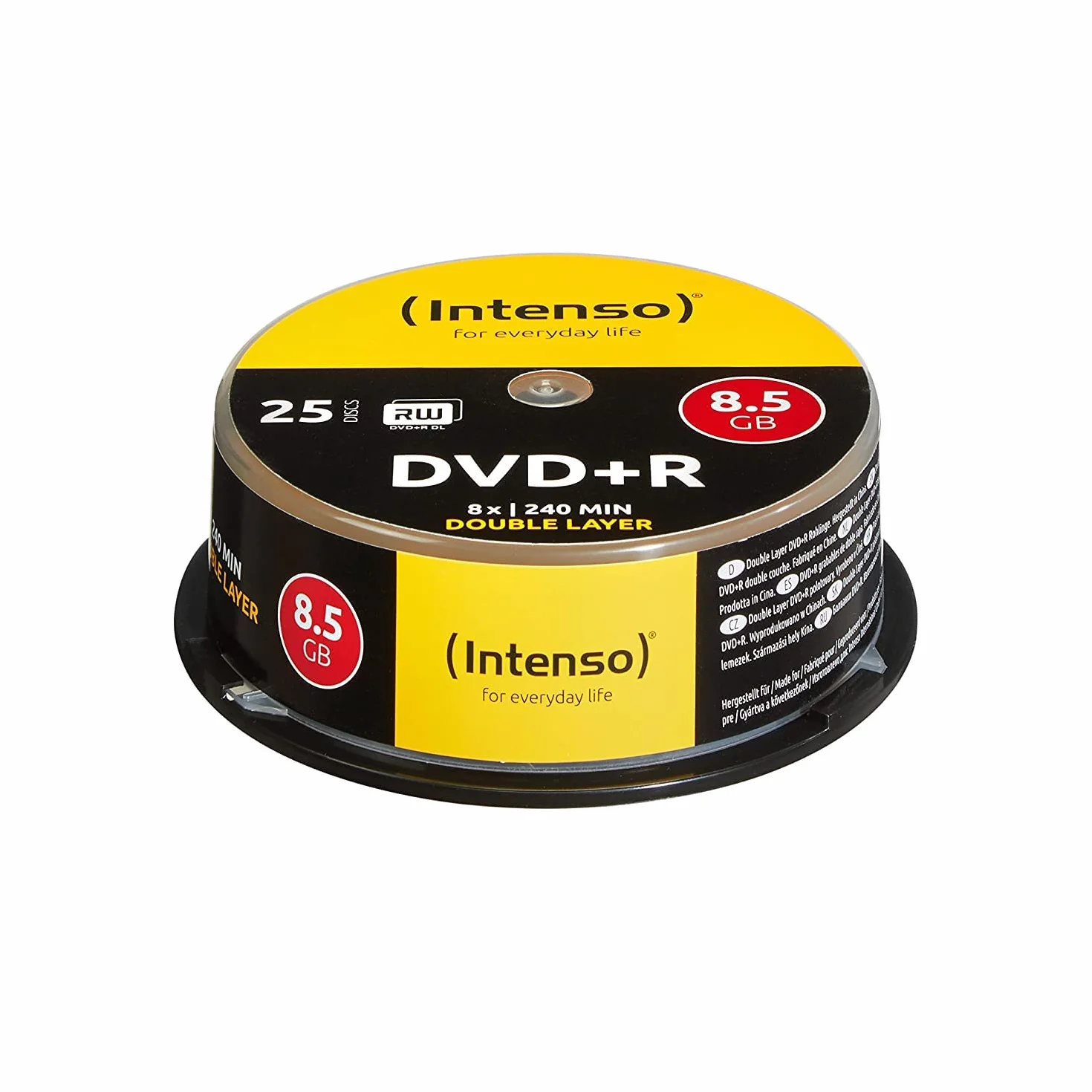 Intenso 4311144 DVD-R da 8.5 GB, 25 Pezzi