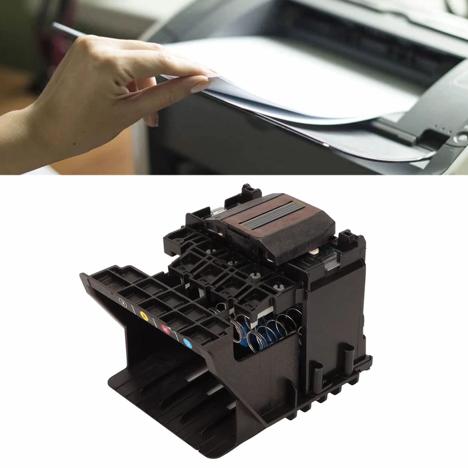 Testina di Stampa 8200 8700 8710 8715 8720xl per Officejet Pro 8725 8730 8740, Testina di Stampa ABS di Ricambio per Testina di Stampa 8200