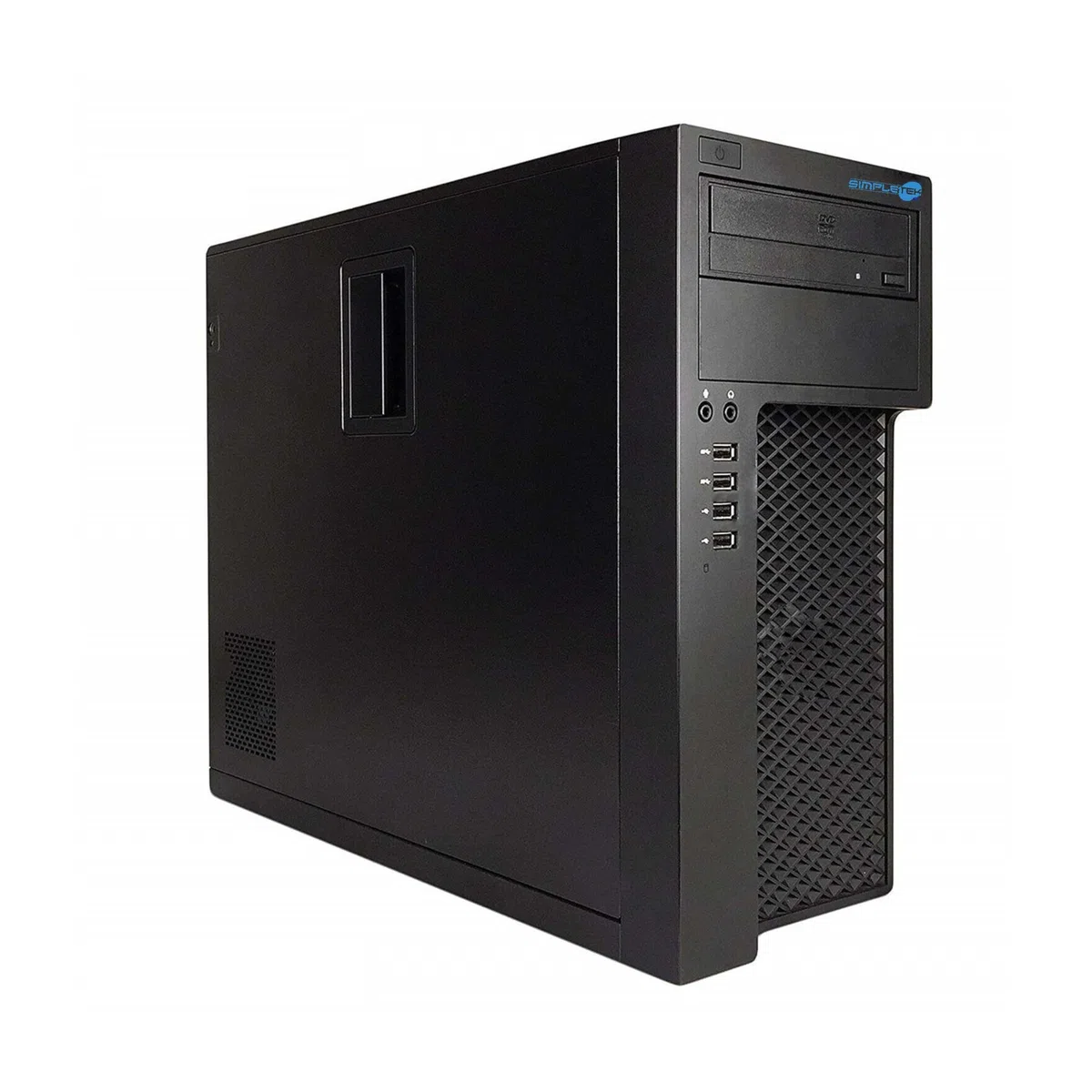 SIMPLETEK- Computer Fisso Workstation 32GB 480GB SSD | Windows 11 Professional | VGA + 2 x DisplayPort + Porta Seriale RS232 DVD-ROM (Ricondizionato)