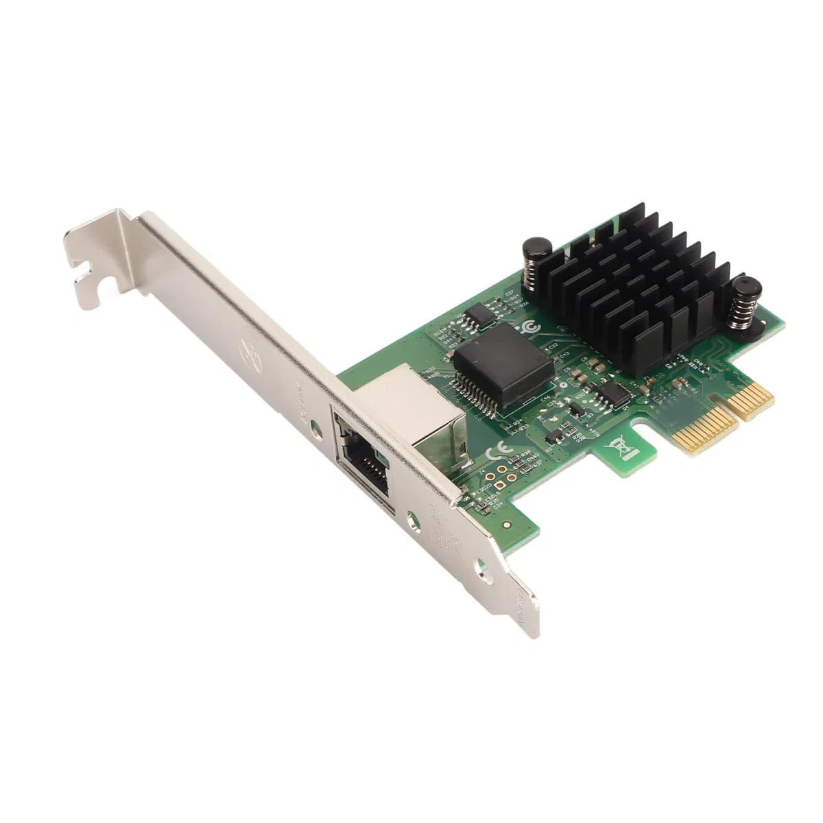 Scheda di Rete Convergente Gigabit Ethernet 2.5G, Scheda di Rete I226 T1 PCI E X1 RJ45 Port Server, Adattatore di Rete Convergente Gigabit Ethernet 10 100 1000Mbps, Plug And Play