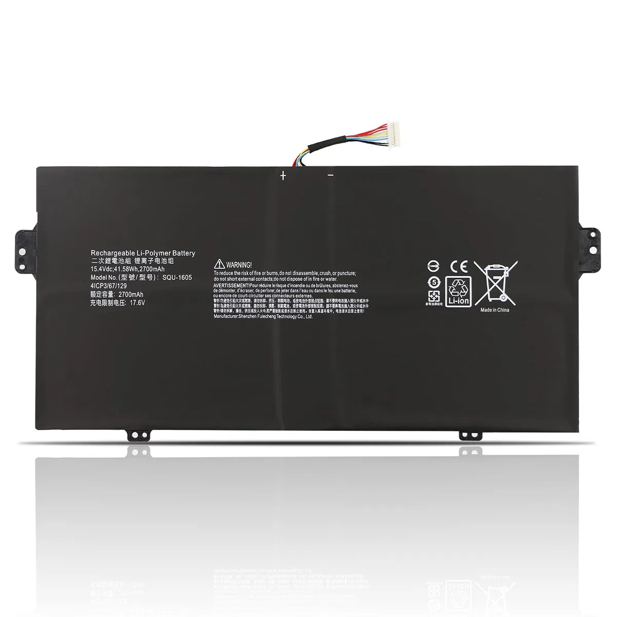K KYUER SQU-1605 Batteria per Acer Spin 7 SP714-51 Swift 7 S7-371 SF713-51 SP714-51-M339 M4W7 M8D7 M6LT M09D M4YD M5H3 M1XN M59K M6LT SF713-51-M0BQ M25G M38C M3B1 M5HS M707 M775 M7V0 M9HV M2LH M2SB