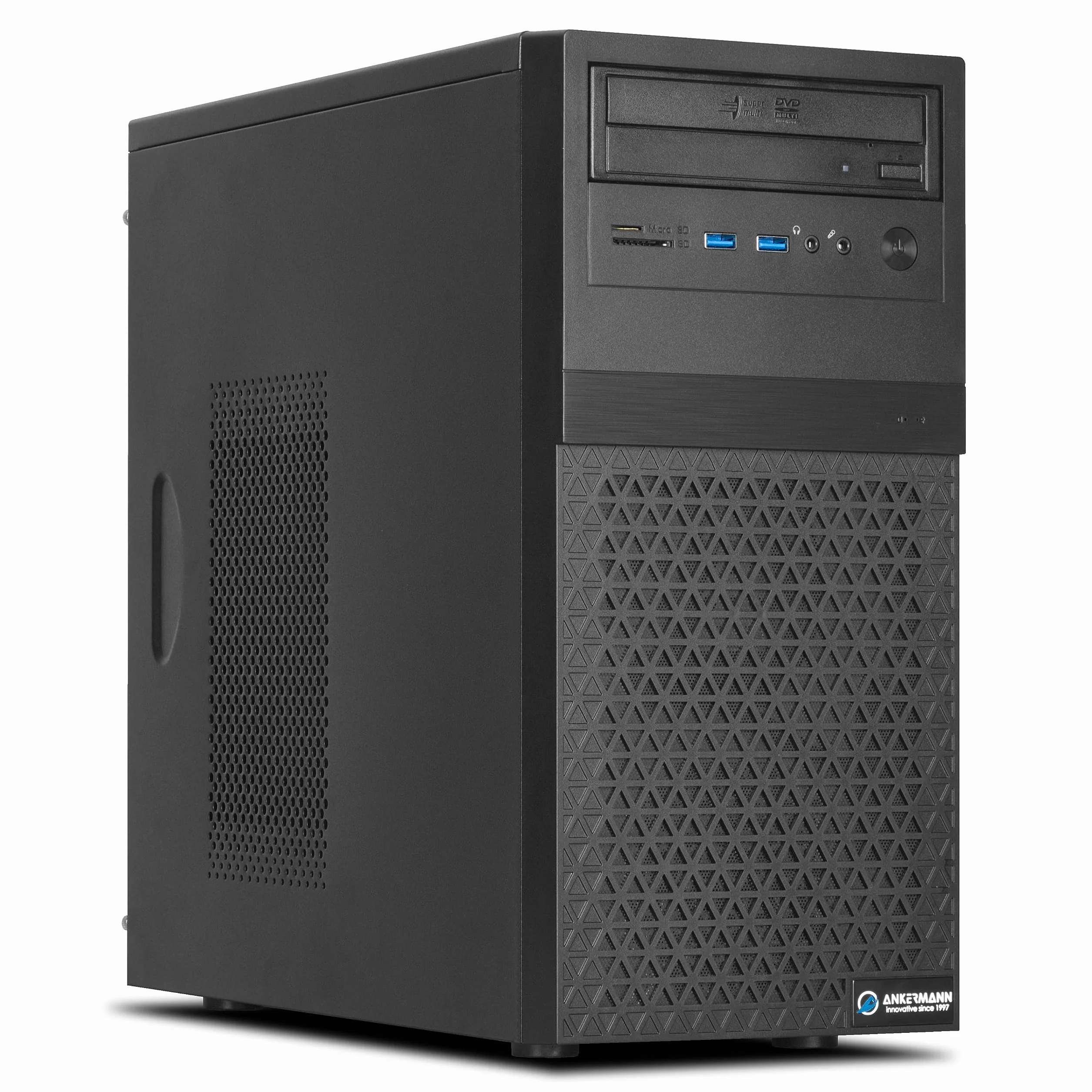Ankermann Business CAD Workstation | Intel Core i7-8700 | Nvidia GeForce Quadro M4000 8GB | 32GB RAM | 1TB NVMe SSD | Windows 11 | WiFi | Libre Office