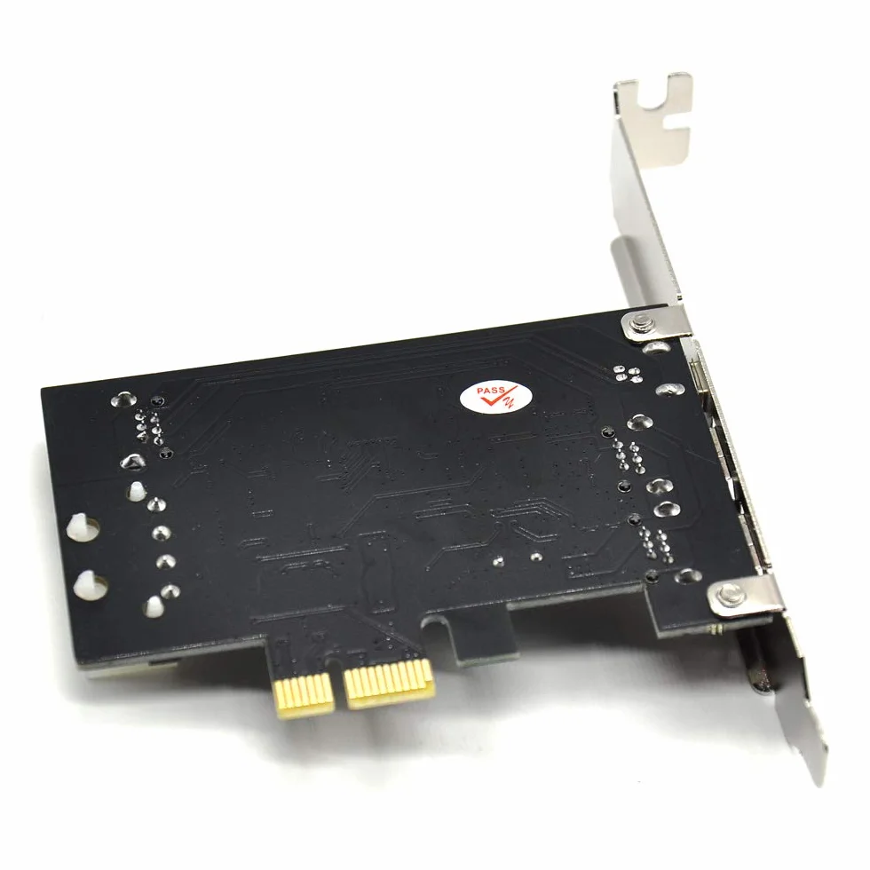 Padarsey Scheda PCIe Firewire per Windows 10, PCI Express IEEE 1394 a 4 porte (3 x 6 pin e 1 x 4 pin), adattatore Firewire 800 1394a per Windows 7/8/Mac OS con supporto discreto e