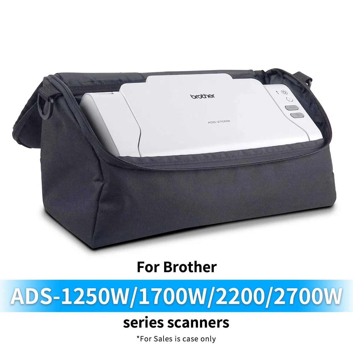 Plustek - Custodia per scanner per documenti Plustek ePhoto, serie PS/Fujitsu serie iX/Epson ES Series/Brother ADS