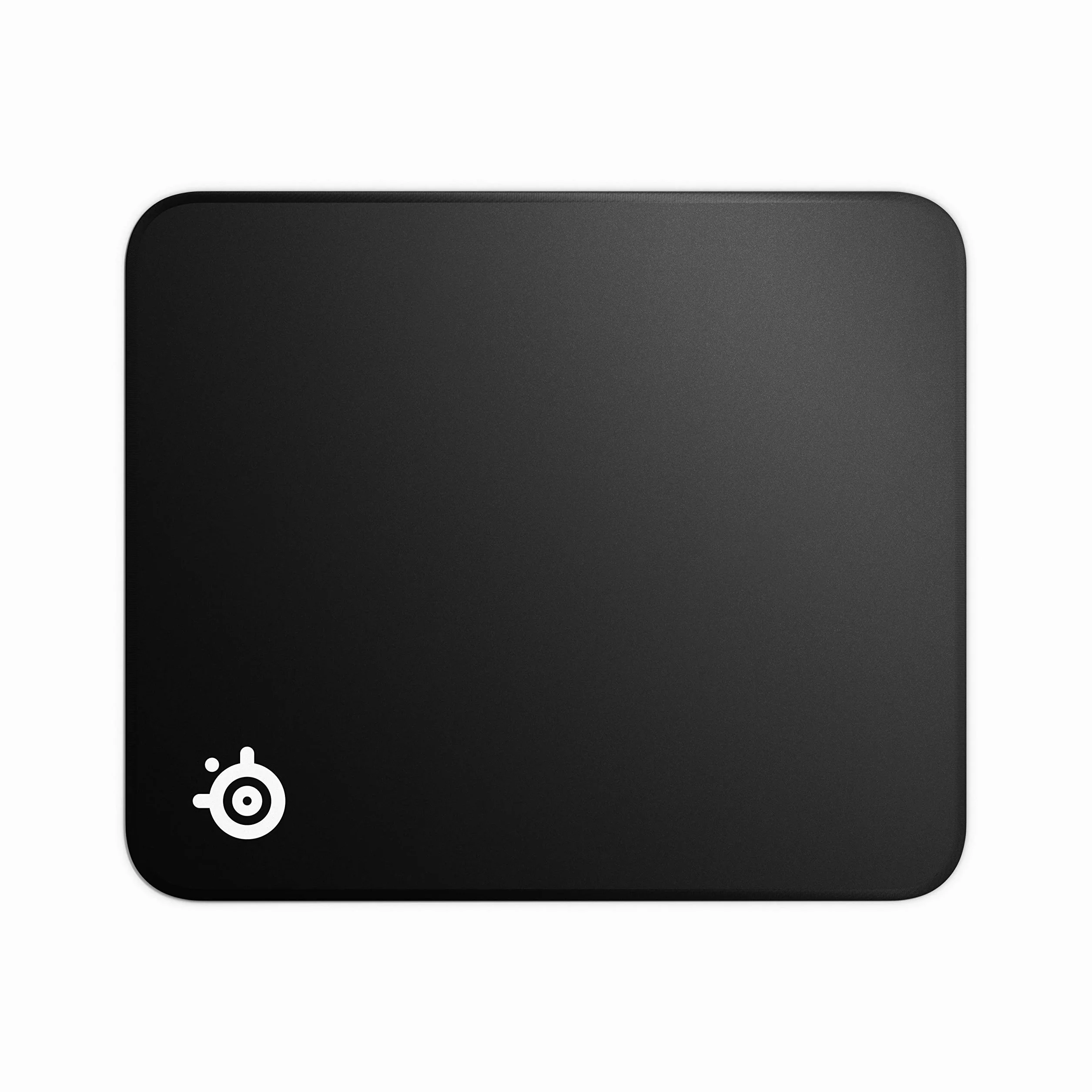 SteelSeries QcK Edge Mouse pad da gioco in tessuto, Bordi con impunturatura antisfilacciamento, Ottimizzato per sensori di gioco, Dimensioni M (320mm x 270mm x 2mm)
