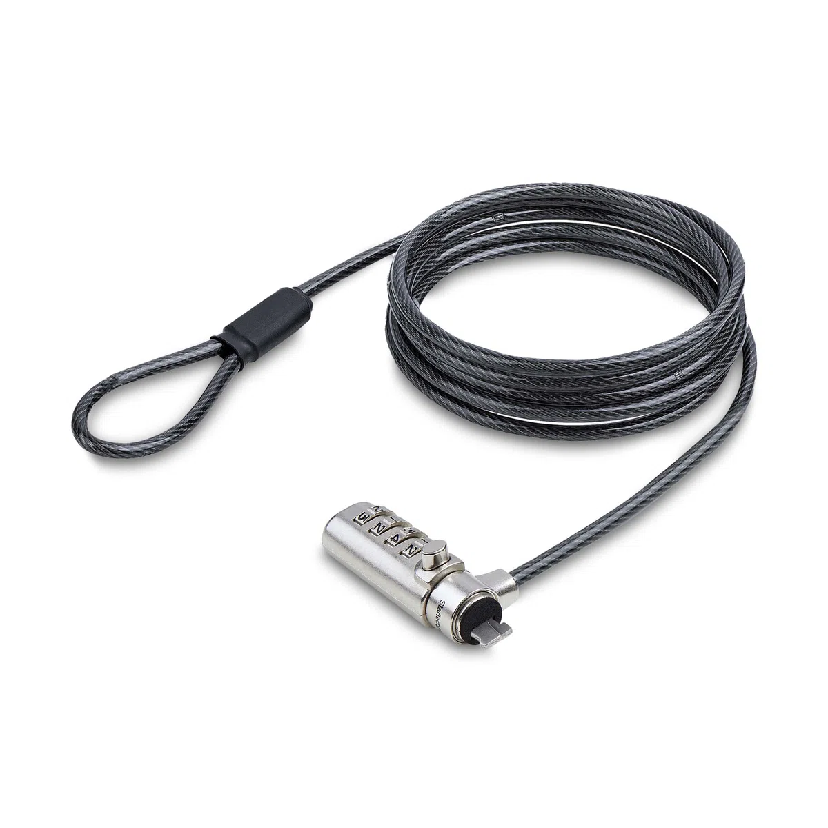 StarTech.com Cavo di Sicurezza da 2m Compatibile con Slot Nano Slim, Sicurezza antifurto da scrivania per Notebook