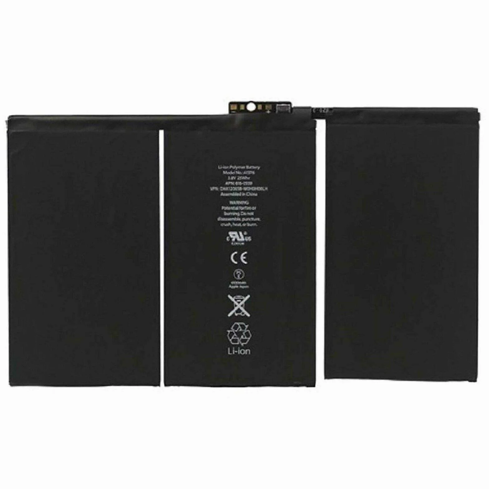 Batteria Alta capacità 6500mAh compatibile con iPad 2 con Kit Smontaggio incluso