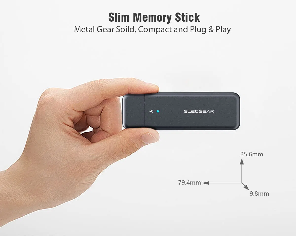 ElecGear Mini USB Case per 2230/2242 NVMe e SATA M.2 SSD, PCIe e Serial ATA Custodia in Alluminio con Cappuccio Magnetico, 10Gbps Adattatore per Scheda di Memoria interna per Unità Flash (NV-2242A)