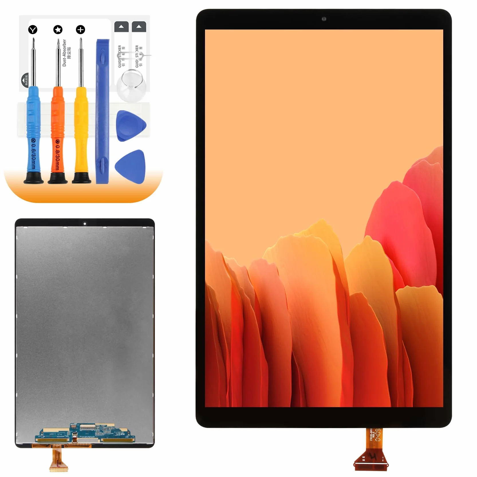 Display LCD per Samsung Galaxy Tab A 2019 LCD Schermo per Samsung Tab A 2019 SM- T510 SM-T515 10,1" LCD Screen Digitizer Touch Screen Pannello in Vetro Completo Assembly con Riparazione, Nero