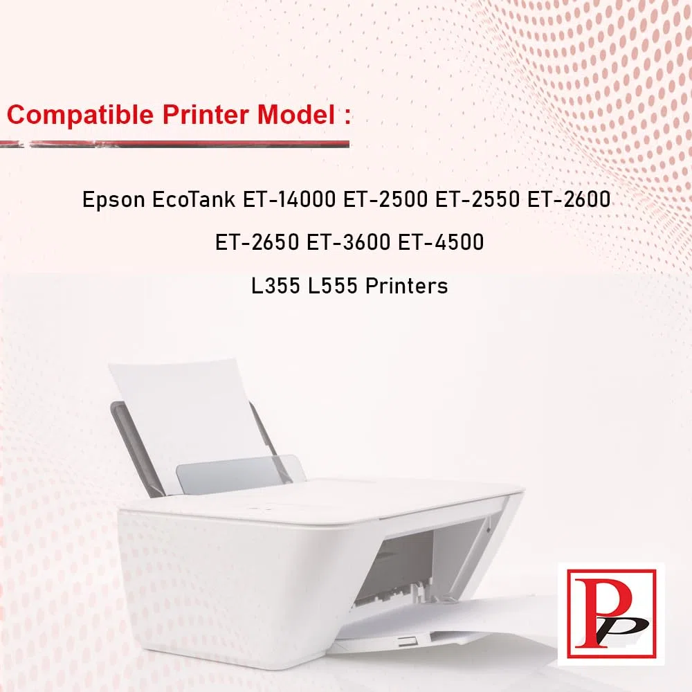 PerfectPrint - Cartucce stampante, per Epson L300, L355, L365, L555, ET-14000, ET-4500, ET-2500, ET-2550 (nero/ciano/magenta/giallo, confezione da 5)