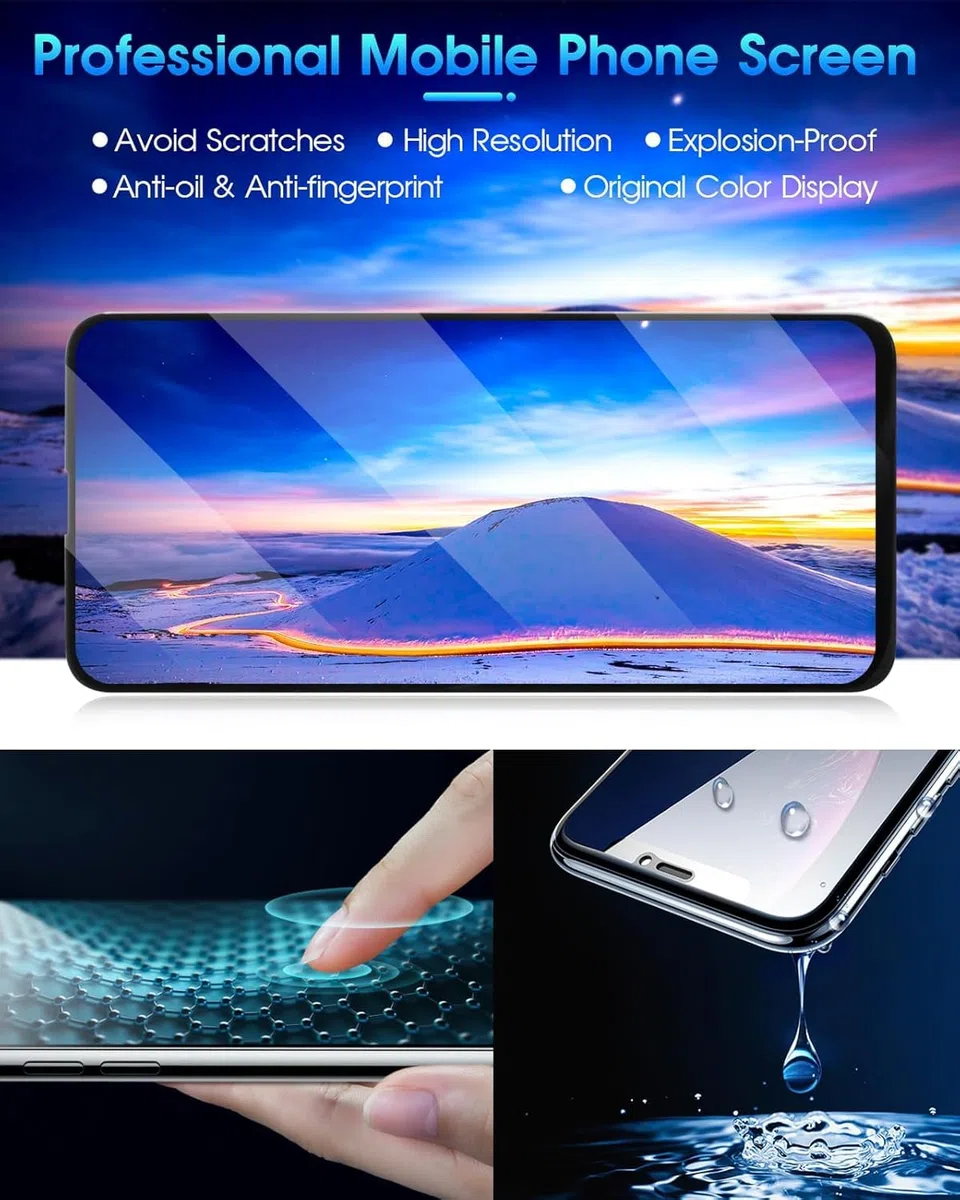 display di ricambio per XIAOMI REDMI 12 23053RN0 2A 2Y 2I 2L 23077R ABDC 4BI 8DY - schermo LCD touch vetro | Componente di ricambio con luminosità intensa e risposta al tocco reattiva