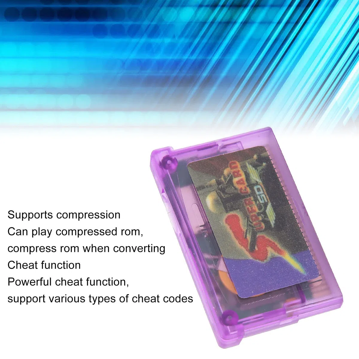 Scheda di Memoria per Videogiochi per Console di Gioco GBA GBA SP SP GBM IDS NDS Lite, Flashcard per Giochi di Carte Masterizzate, Mini Scheda Supporta Fat per Giochi