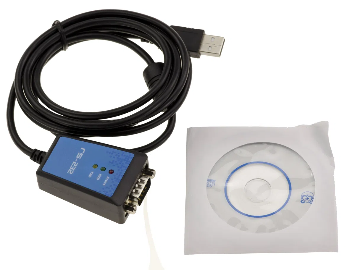 KALEA-INFORMATIQUE Convertitore da USB a seriale COM RS232 con chipset FTDI FT232. Cavo da 1,8 m con protezione magnetica