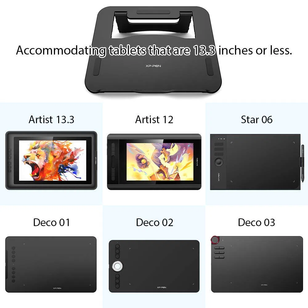 XP-PEN AC42 - Supporto per vassoio da disegno per tablet da 12/13 pollici, Deco Pro S/SW, Deco 01/02/03