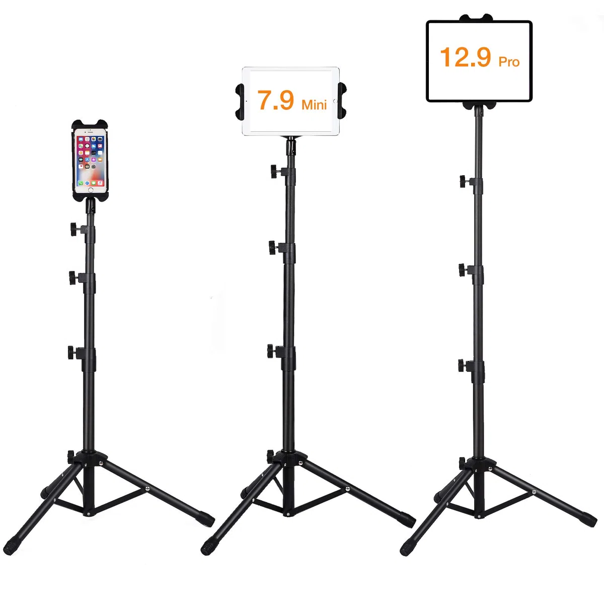 Supporto da pavimento per iPad, iPad Mini e altri tablet (5,5-12,9" pollice)