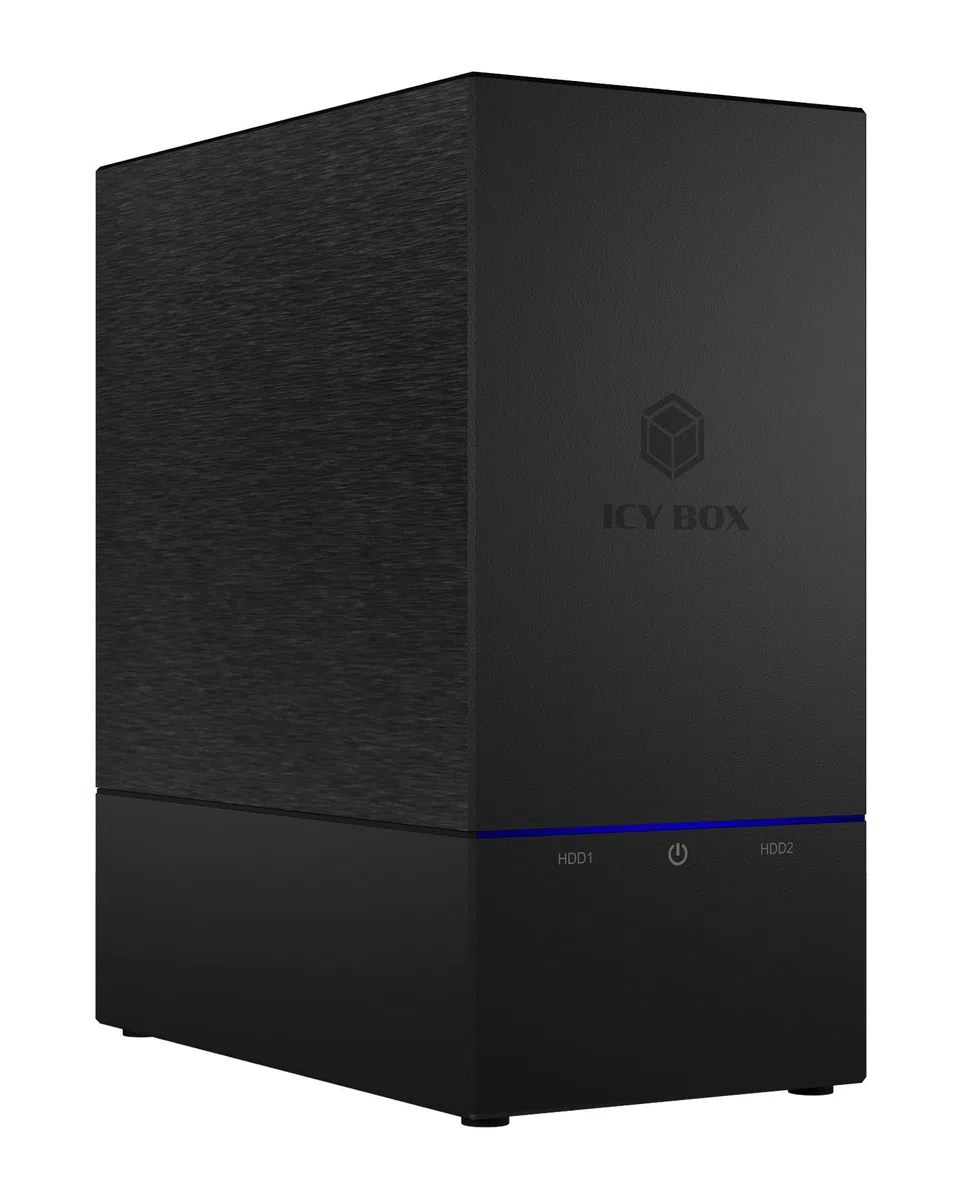Icy Box IB-Rd3621-C31 - FestplatteN-Array - 2 Sch?chte (satA-600) - Usb 3.1 Gen 2 (extern) (iB-Rd3621-C31)