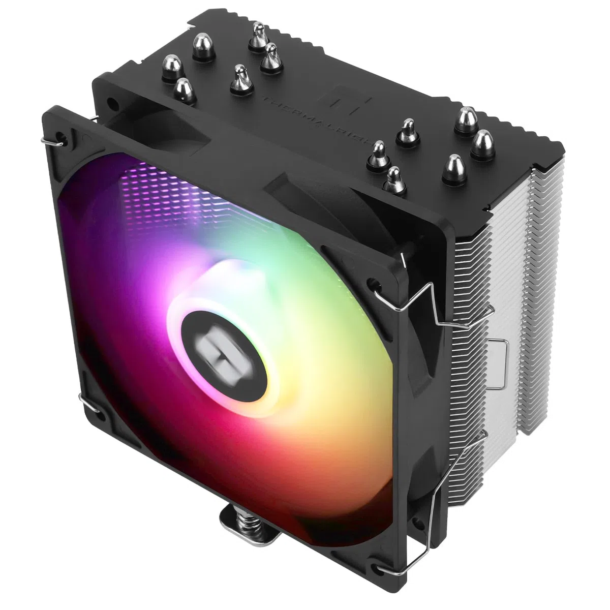 Thermalright Burst Assassin 120 SE ARGB CPU, 6 heatpipes, TL-C12C PWM Quiet Fan CPU Cooler con velocità 1550RPM, per AM4/AM5, Intel LGA1851/1700/1150/1151/1200, PC Cooler