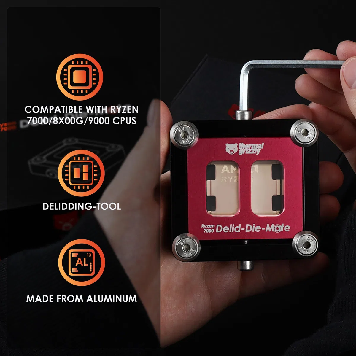 Thermal Grizzly Ryzen 7000 Delid-Die-Mate