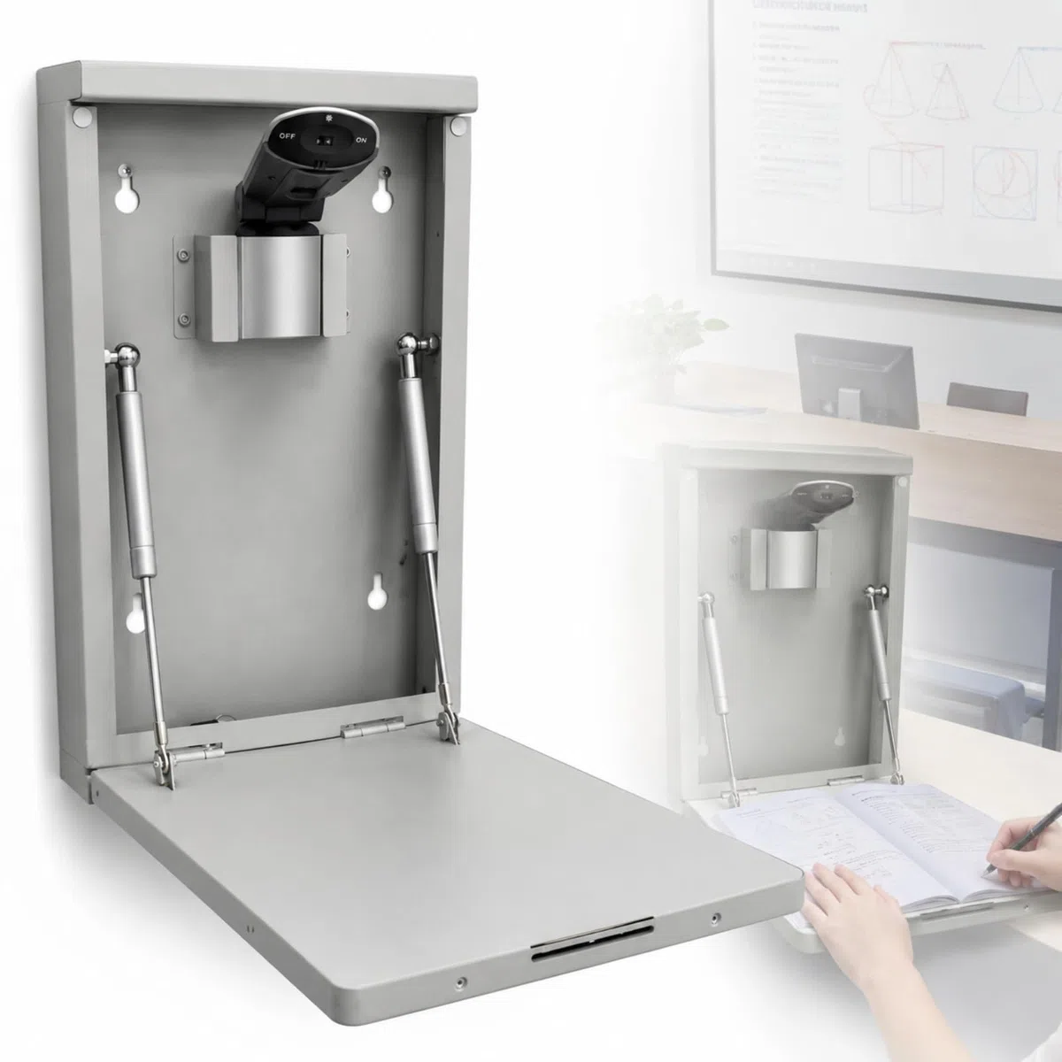 Videocamera USB da Parete per Documenti, Visualizzatore per La Didattica con Blocco, Scansione di Documenti E Registrazione di Presentazioni, Annotazione su Lavagna, Ideale per 5mp