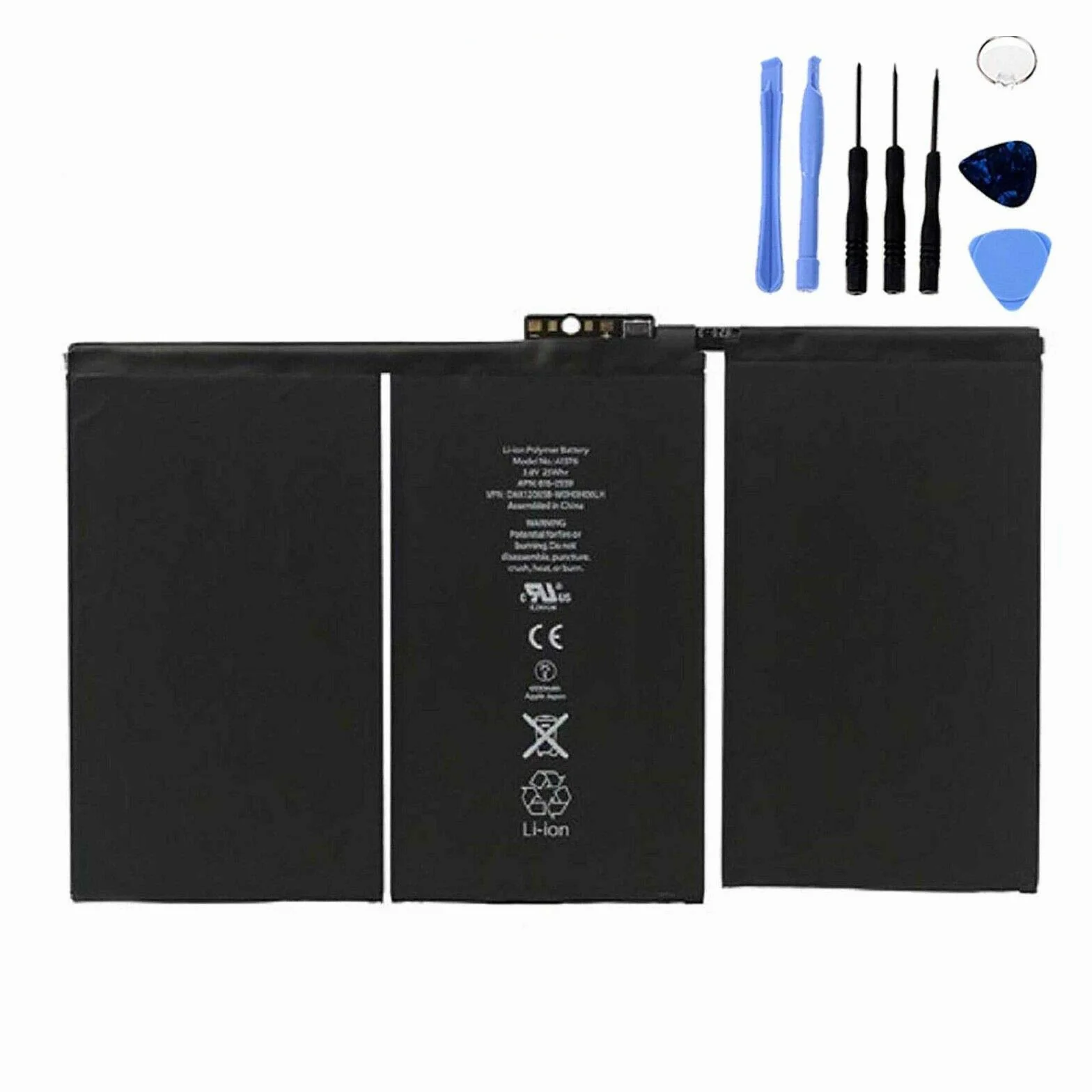 Batteria Alta capacità 6500mAh compatibile con iPad 2 con Kit Smontaggio incluso