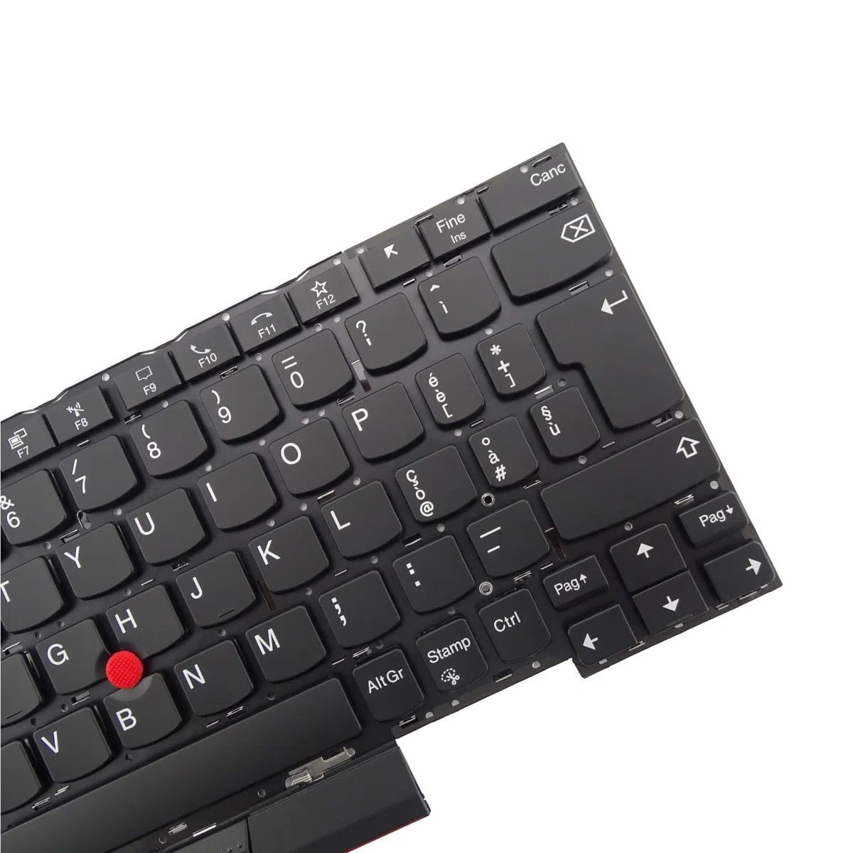 Tastiera di ricambio compatibile con Lenovo ThinkPad X13 Gen1 Yoga X390 X395 Yoga con retroilluminazione (italiana)