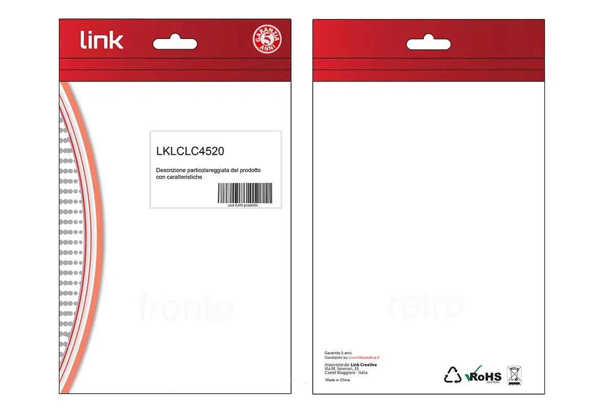 LINK LKLCLC4520 cavo fibra ottica multimodale LSZH duplex OM4 50/125 connettori LC-LC lunghezza 20 mt. colore viola per connessioni ad alta velocità e trasferimento dati fino a 100 gigabit ethernet