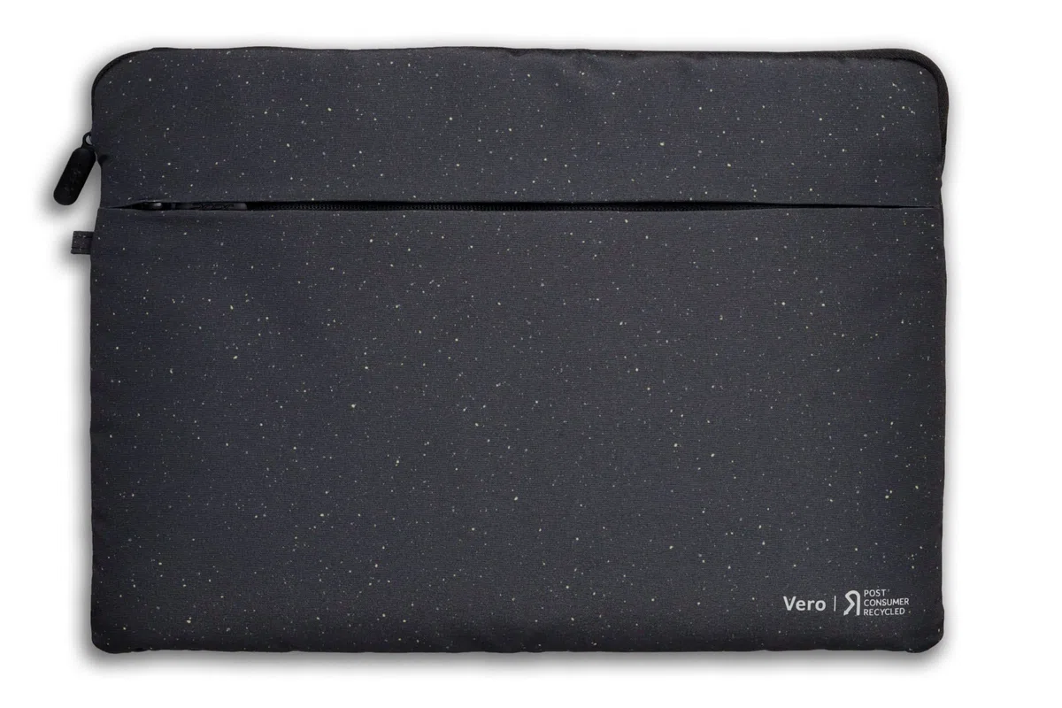 Acer Vero Sleeve Custodia PC 15,6 pollici, Nero | Materiale Riciclato 100% RPET, Protezione da Sporco e Urti, Tasca Frontale Portaoggetti, Custodia Protettiva Universale