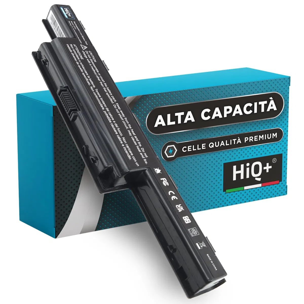 HiQ+ Batteria per Acer Aspire 5750G-5750-5742-5742G-5755G-5740G-5741G-5744, TravelMate 5742-5740, Model AS10D31-AS10D51-AS10D75-AS10D73-AS10D3E-AS10D61-AS10D71-AS10D81-AS10D41 Alta Capacità