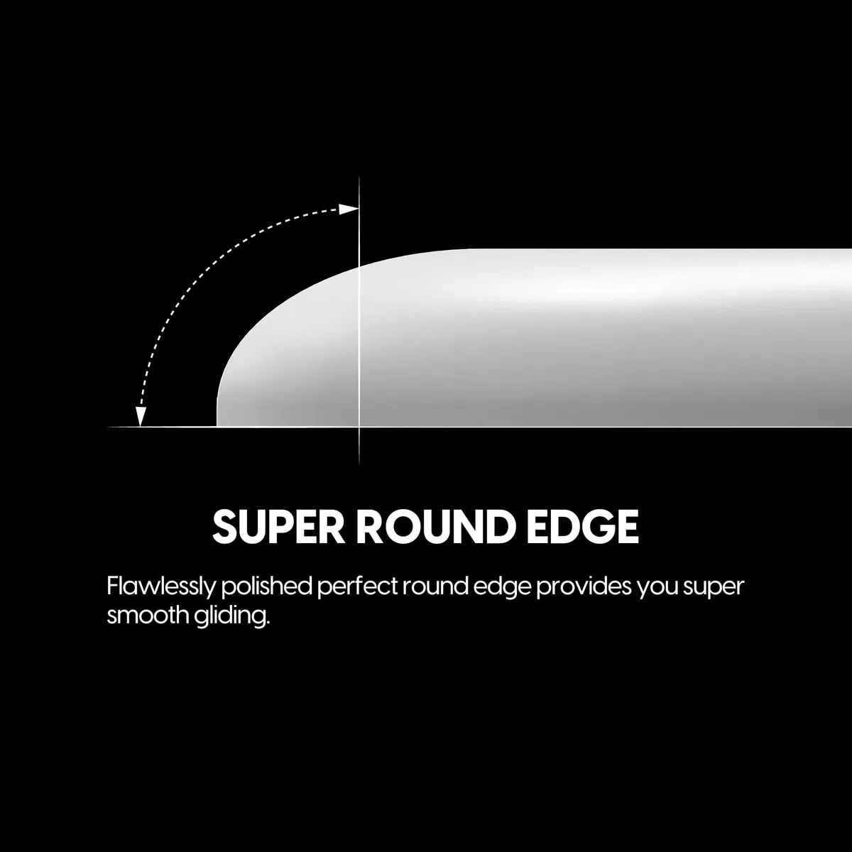 Superglide2 Piedini per mouse con superficie strutturata controllabile Realizzati in vetro ultraresistente Suola liscia e durevole per mouse da gioco wireless Pulsar Gaming Gears serie X2