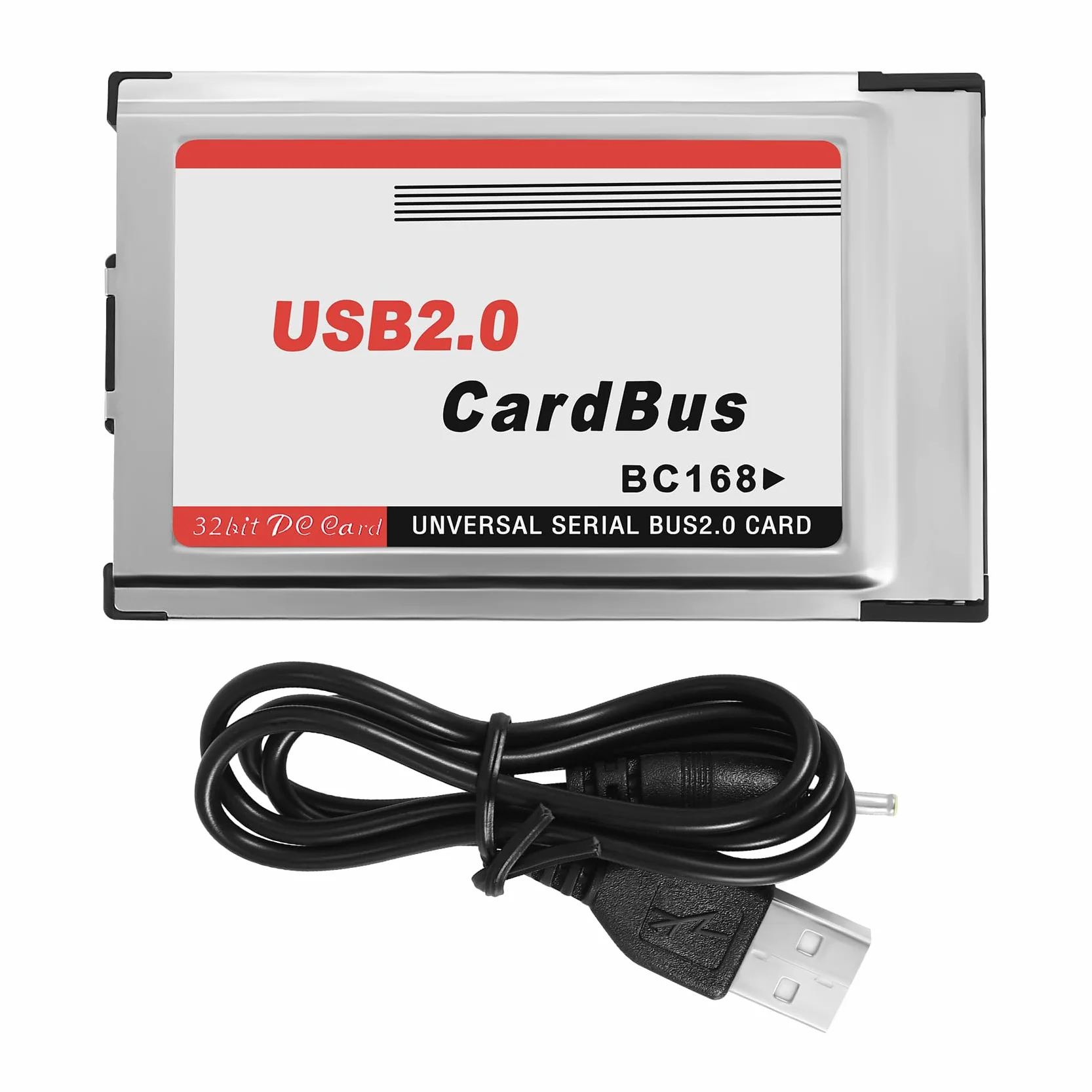 PCMCIA a USB 2.0 CardBus Dual 2 Porte 480M Scheda Adattatore per Laptop PC Computer