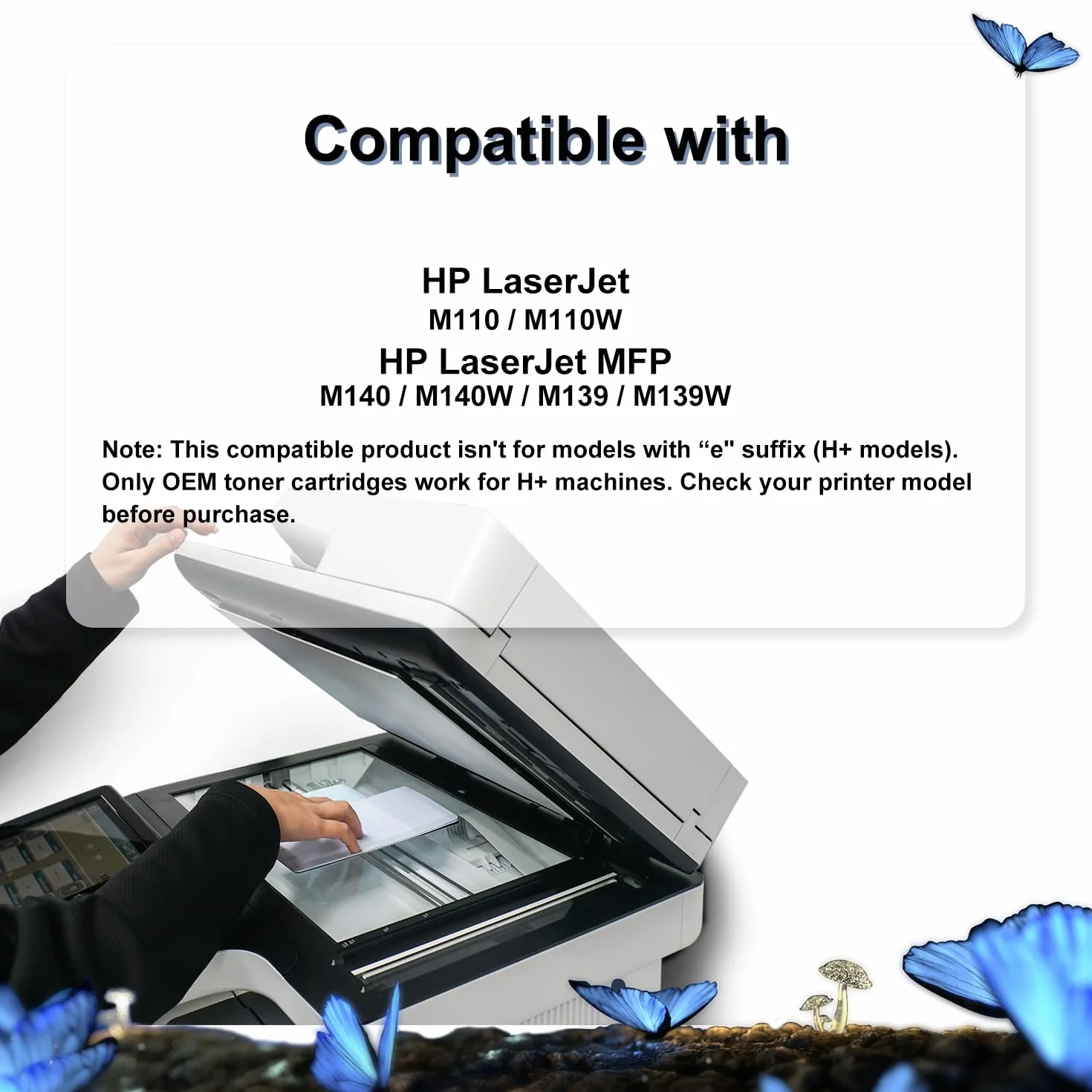 LOSMANN Toner 142A con chip compatibile con HP 142A W1420A per HP Laserjet MFP M140w M110w M110 MFP M140 MFP M139w M139 142X W1420X (1 nero)