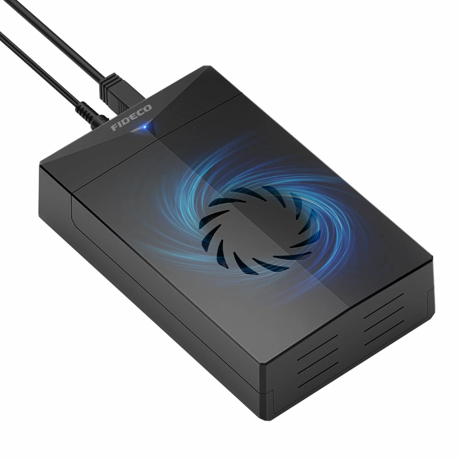FIDECO Custodia per Disco Rigido 3.5", USB 3.0 Case Hard Disk Esterno, Case Disco Rigido per Disco Rigido SATA da 2,5"/3,5", Supporta l'UASP