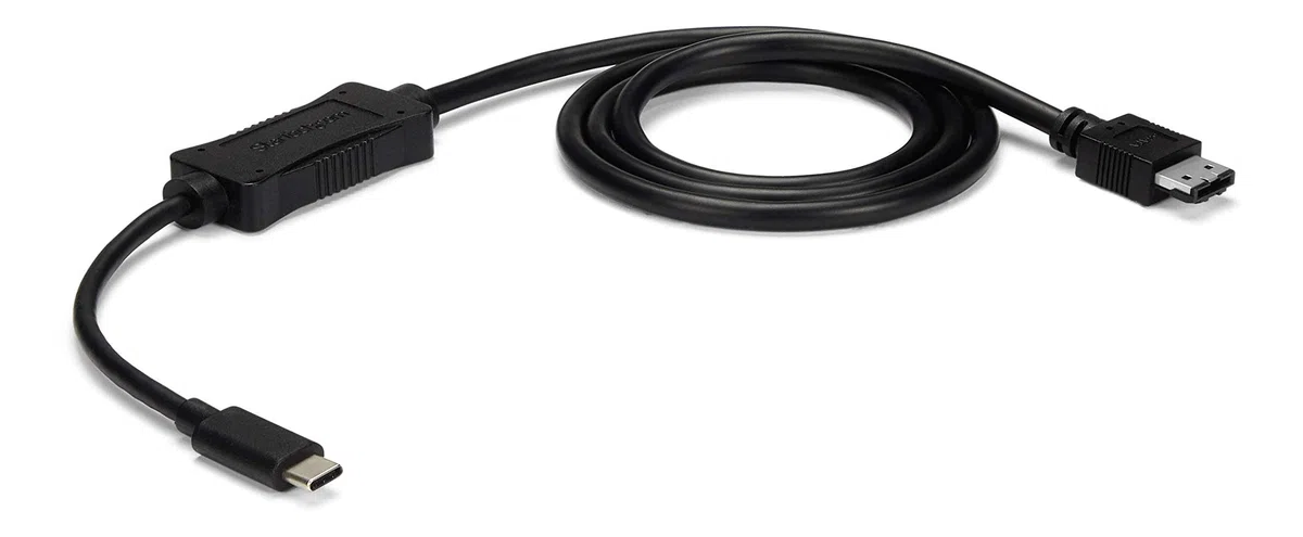 StarTech.com Cavo eSATA a USB-C, Per Dispositivi di Immagazinamento Dati Esterni, USB 3.0, 5Gbps, da 1 m