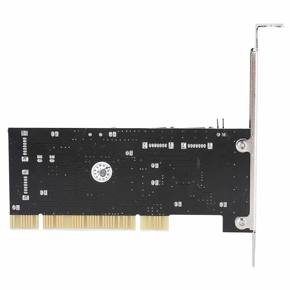 Bewinner Scheda Adattatore da 4 Porte Pci a Sata Raid Card Pci Express a Sata da 1,5 Gbps Sil3114 Chipset Raid Controller Scheda Adattatore Supporto 4 Dischi Rigidi