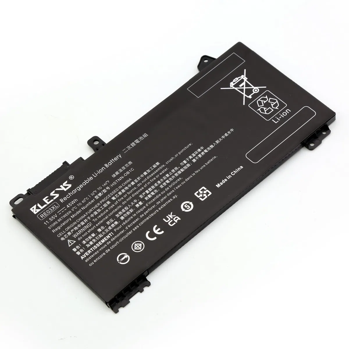 BLESYS RE03XL RF03XL Batteria per HP ProBook 440 G7 450 G6 450 G7 440 G6 455 G6 430 G6 430 G7 455R G6 ZHAN 66 Pro 13 14 15 G2 PC Portatili L32656-002 L32656-005 (11,55V 45Wh)