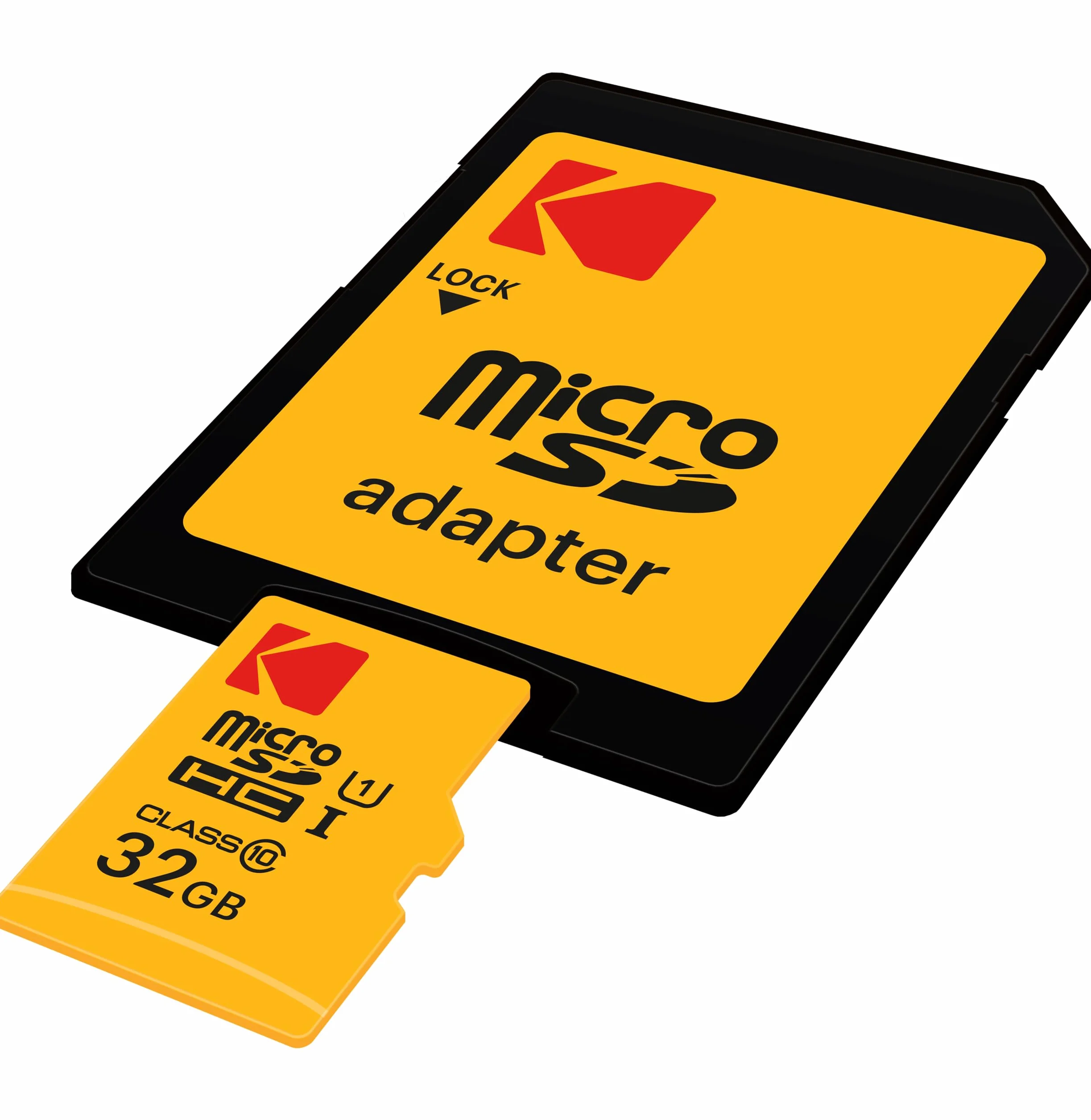 Scheda di memoria Emtec MicroSDXC da 64GB, Class 10, Nero, Rosso, Giallo
