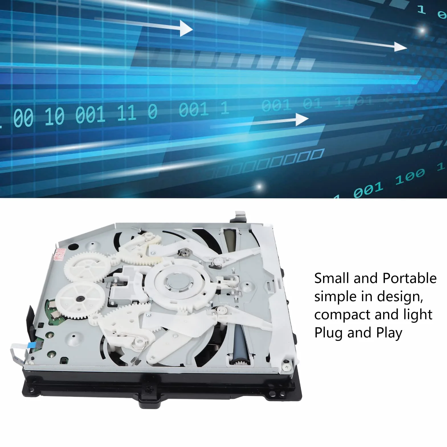 Unità Disco Blu-Ray DVD CD per Console di Gioco, Parte di Riparazione Ricambio per Unità Ottica Professionale, Plug and Play