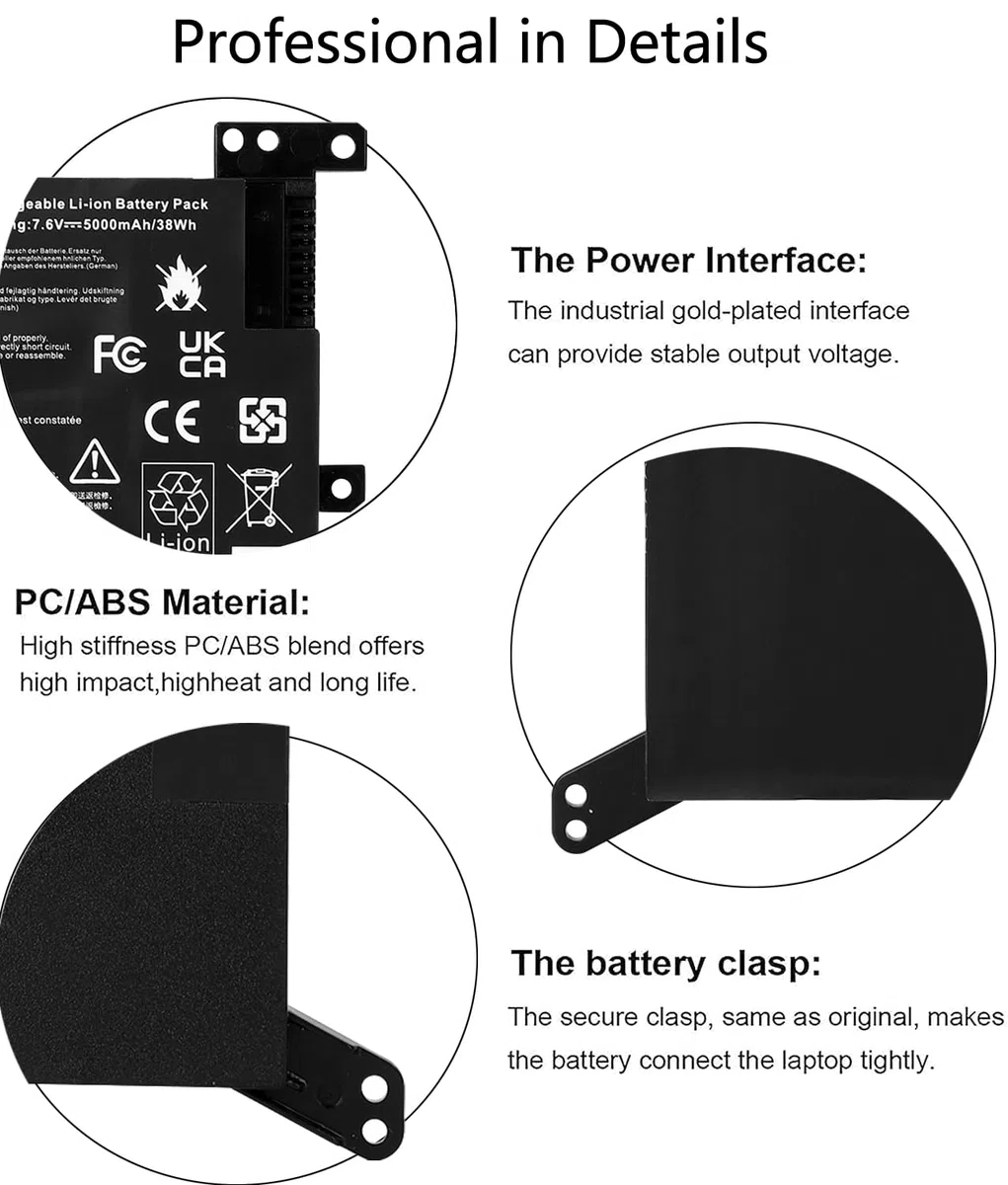 C21N1347 Laptop Batteria per ASUS X555 A555L R556LA R556LB R556L X555L F555LX555DG X555LA X555LB X555LD X555LN F555LA F555 F555L R556LA R556LB R556U K555LA K555LB K555L R556L 2ICP4/63/134