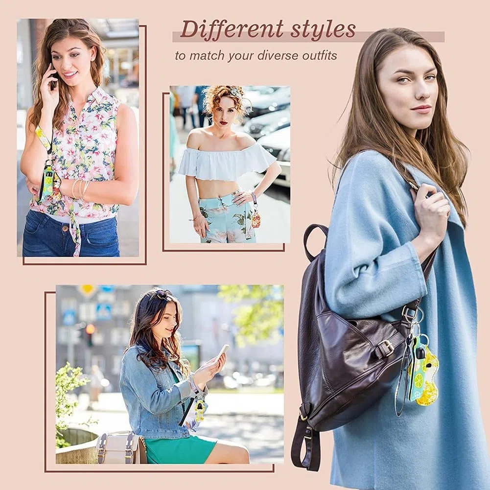 Set da 25 pezzi con pochette da polso a sublimazione per , , astuccio per trucco, per regali fai da te, Foto a colori