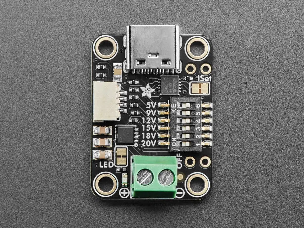 Adafruit USB Type C Power Delivery Dummy - I2C o Switchable - HUSB238 - Stemma QT/Qwiic, 5991
