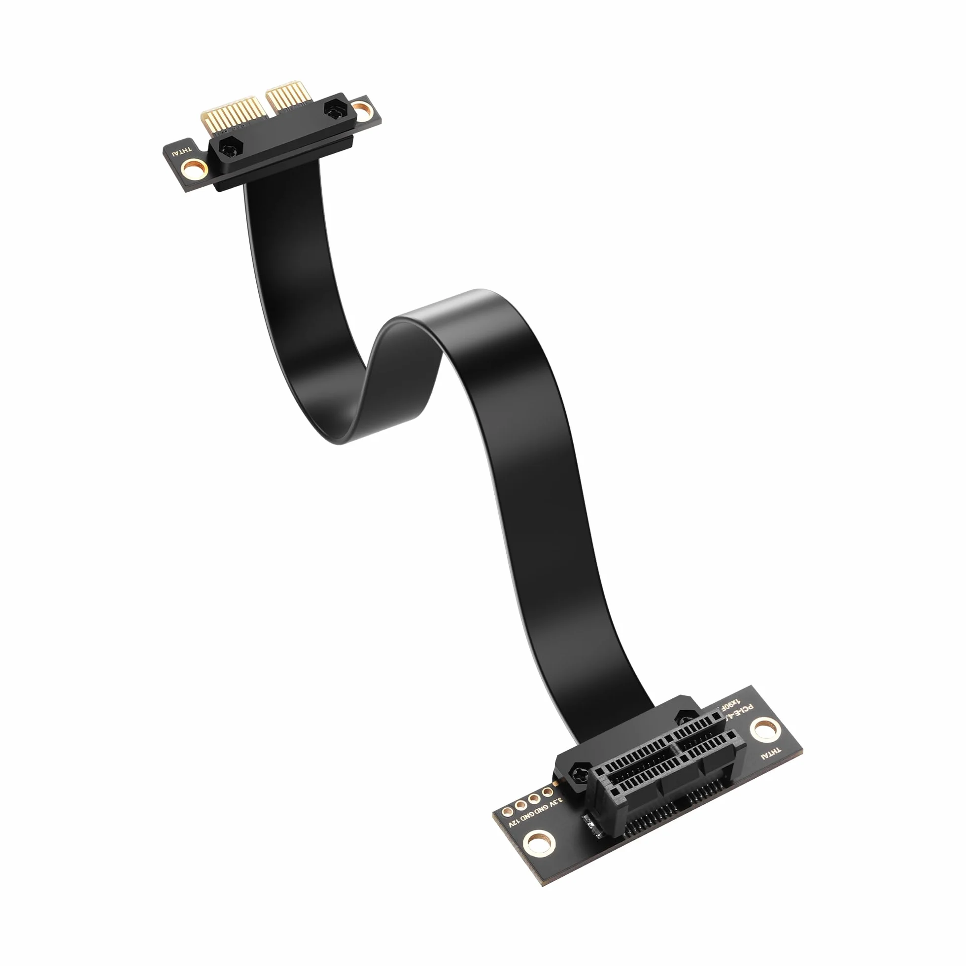 SinLoon Cavo di Estensione PCIe 4.0 X1 90 Gradi Riser PCI-E 1X Maschio Femmina 30CM