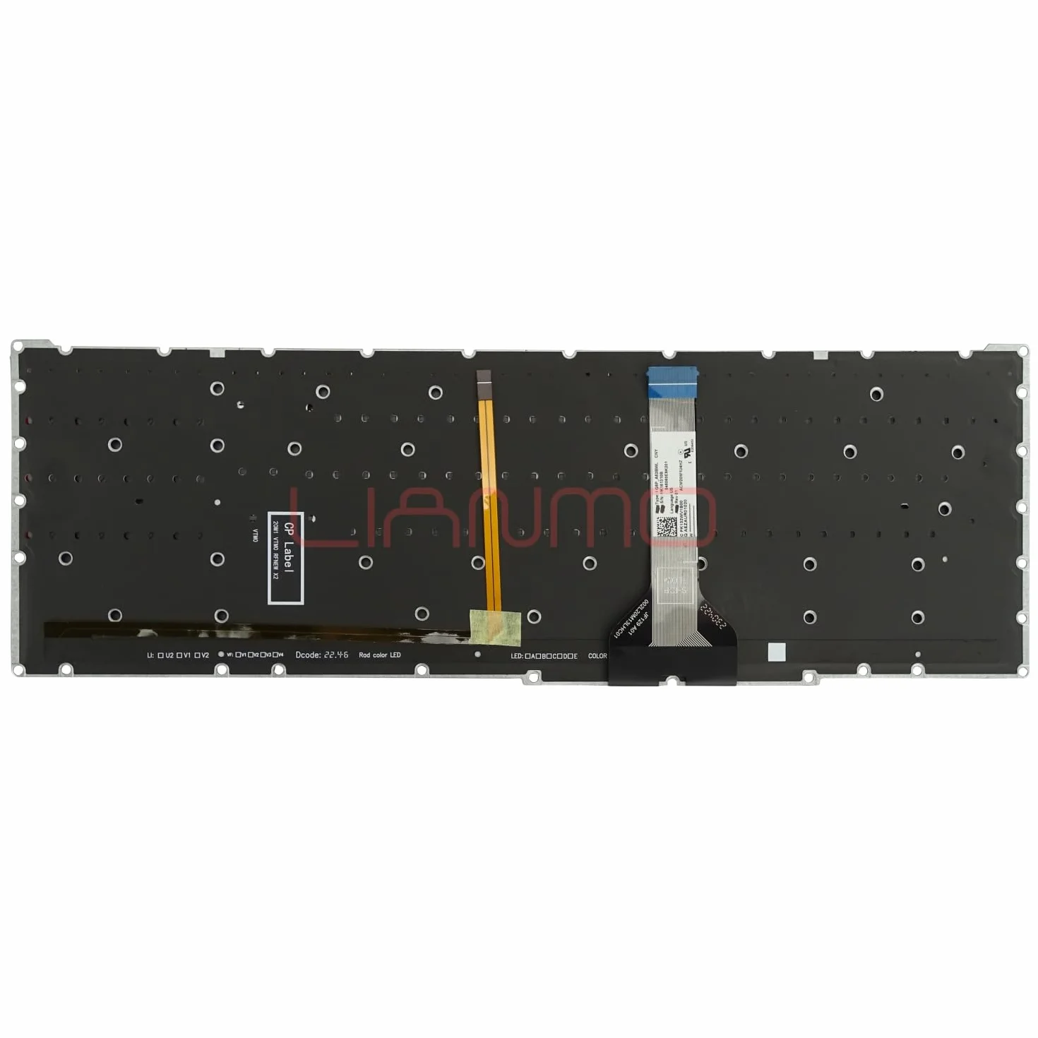 Tastiera di ricambio retroilluminata per Acer Nitro 5 AN515 AN517-51 AN517-52 AN715-51 distribuzione spagnola