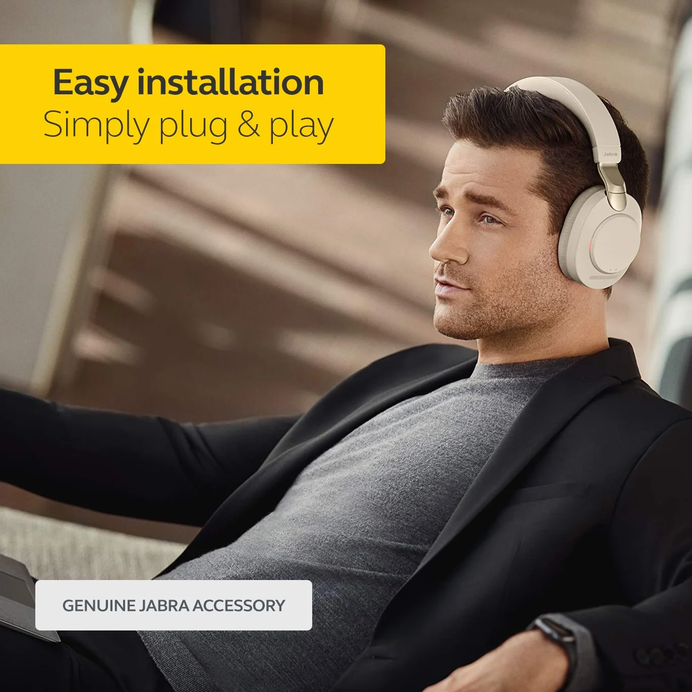 Jabra Jabra 14208-24 Link 380a MS USB-A Adattatore Bluetooth – Dongle wireless per cuffie Evolve2 85 e 65, Nero (Ricondizionato)