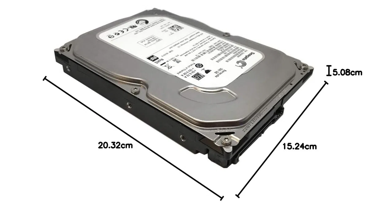 SEAGATE ST500DM002 Barracuda 7200.12 500GB 7200 RPM 16MB cache SATA 6.0Gb/s 3.5 hard disk interno (Bare Drive) (Ricondizionato)