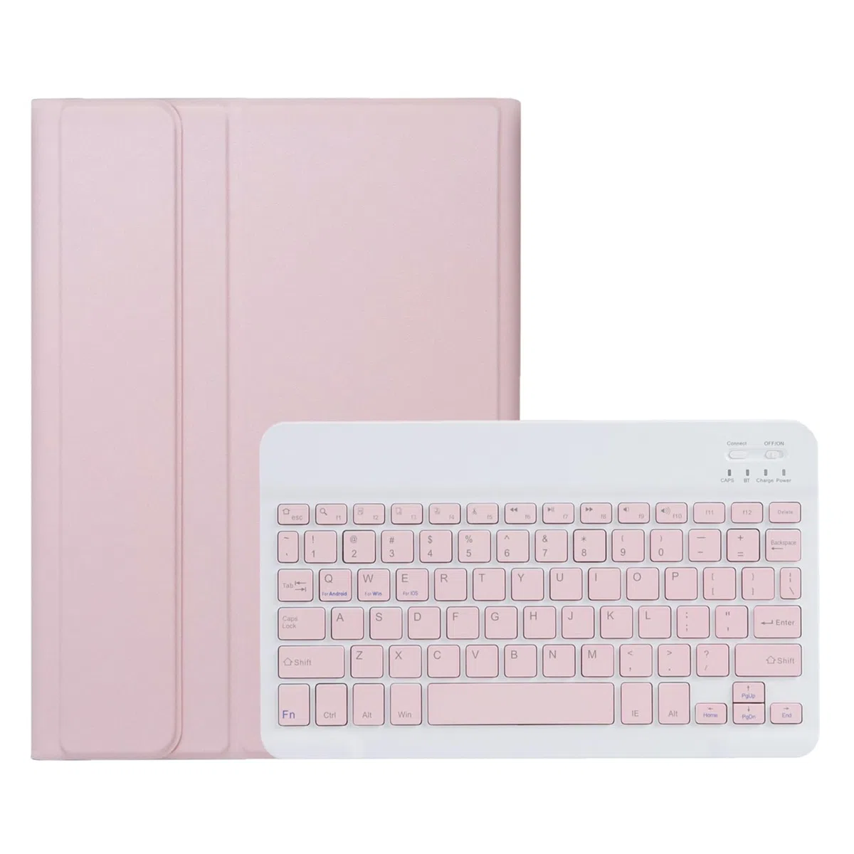 Custodia tastiera per tablet Lenovo Tab M11/K11/Idea Tab 11" cover magnetica intelligente con tastiera bluetooth wireless rimovibile per Lenovo TB336FU/TB330FU (Rosa)