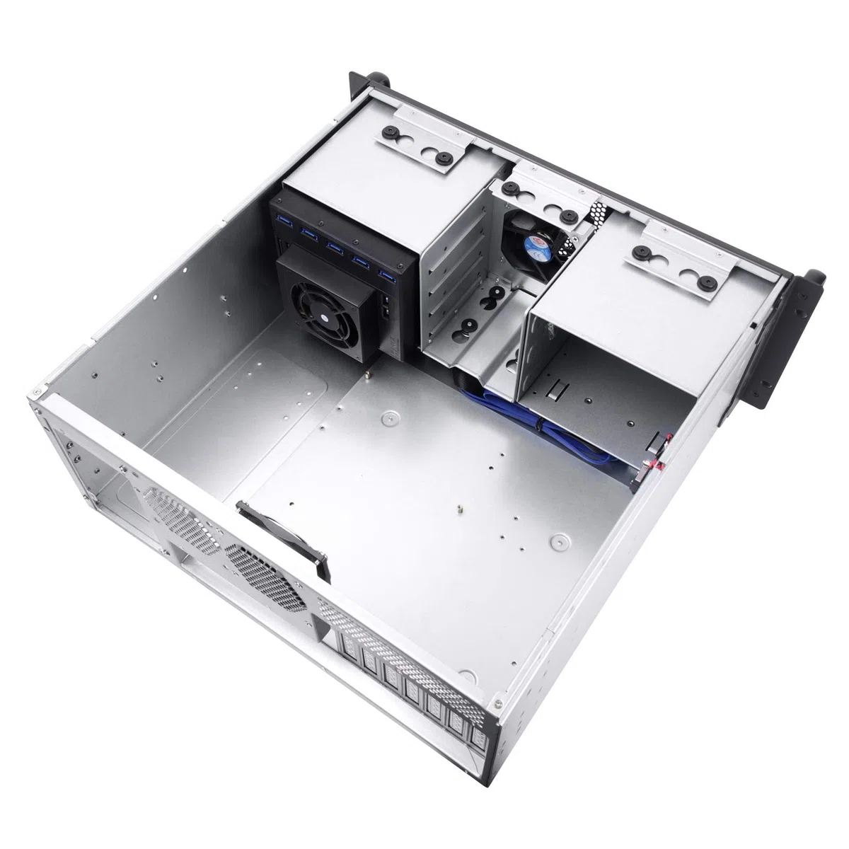Silverstone Rm41-H08 Supporto Nero (silverstone Rm41-H08 - RacK-Monterbar)