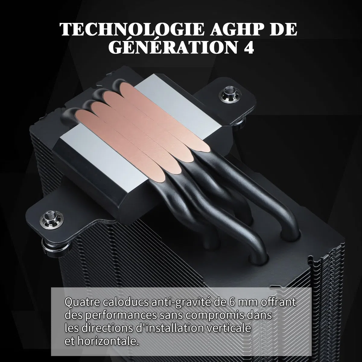 TR Assassin Spirit 120 EVO Nero CPU, 120mm PWM Quiet Fan ARGB CPU Air Cooler, AGHP 4th Technology, Supporto Intel lga1700/1150/1151/1200, AMD AM4 AM5, Refrigeratore d'oro