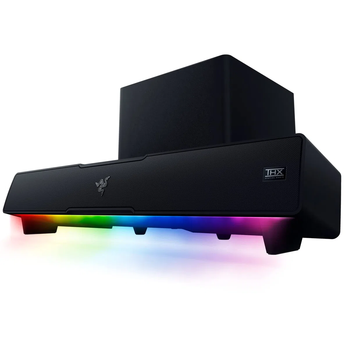 Razer Leviathan V2: Soundbar per PC multi-driver con subwoofer - THX Spatial Audio - Design compatto - Chroma RGB - Bluetooth 5.2 - per PC, desktop/laptop, smartphone, tablet e Nintendo Switch